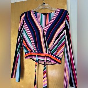 Express multi-colored top